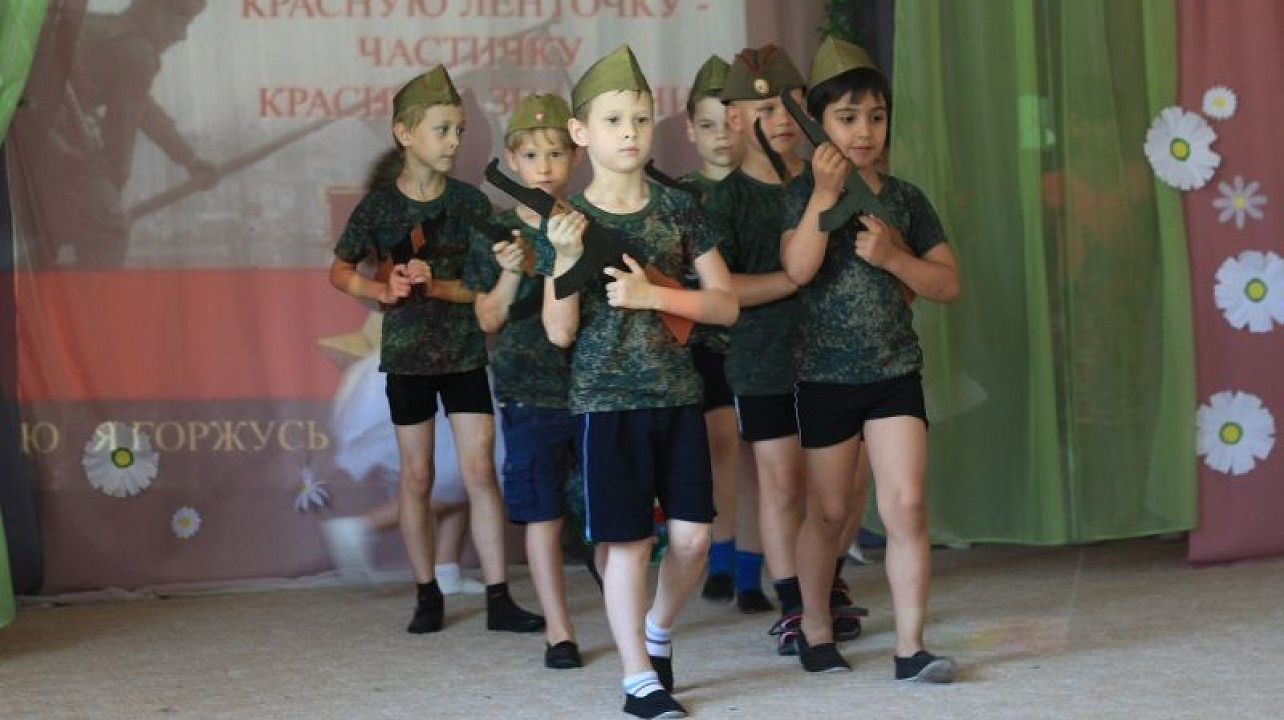 В детском саду № 87 состоялось торжественное мероприятие, по случаю празднования  годовщины основания музея «Воинской Славы»