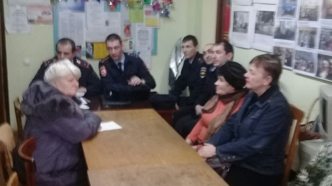 22 января 2018 года состоялся отчет участковых уполномоченных полиции УПП № 1 перед населением