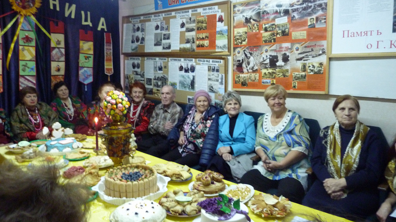 В  Прикубанской ветеранской организации встретили веселый праздник "Масленицу"
