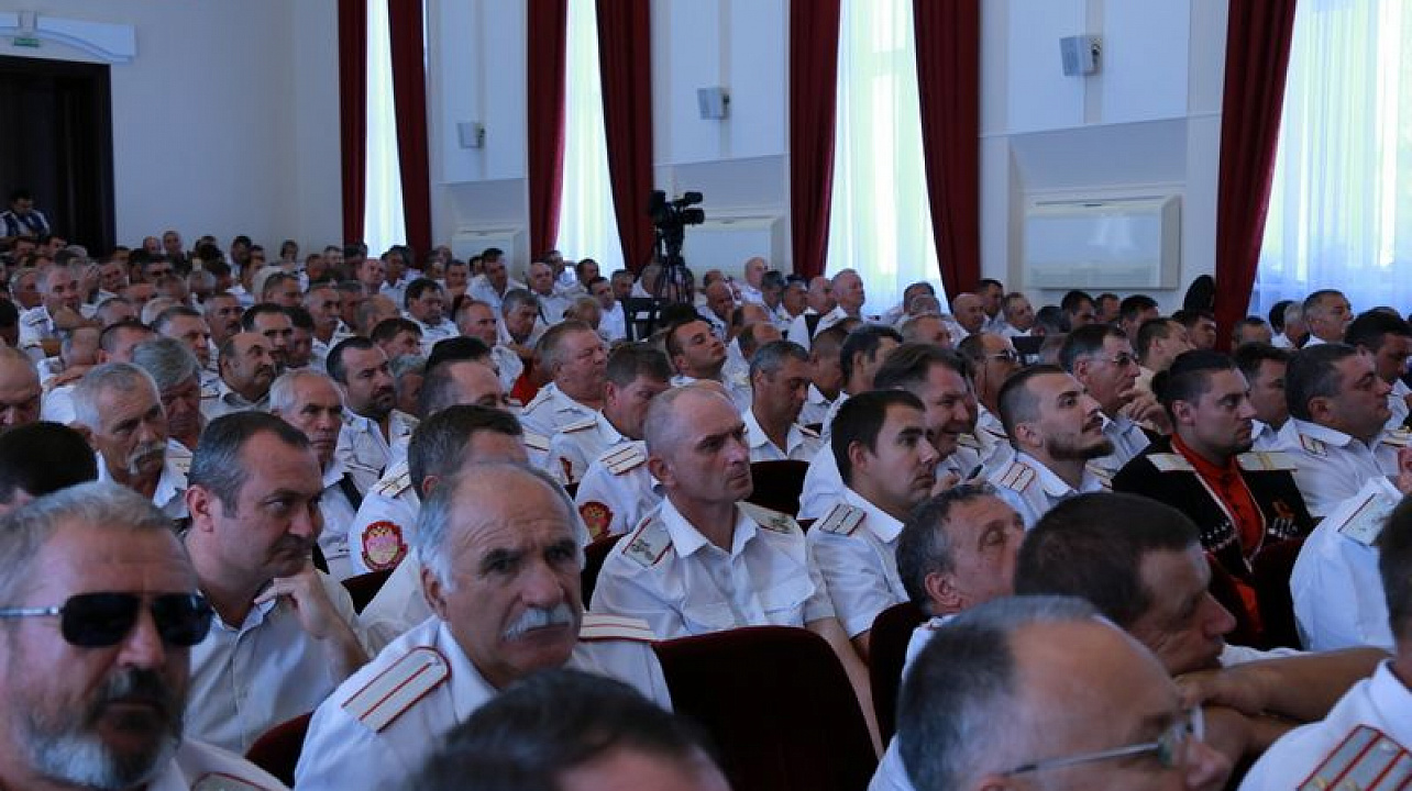 Казаки Екатеринодарского РКО приняли участие в войсковом совете атаманов.JPG