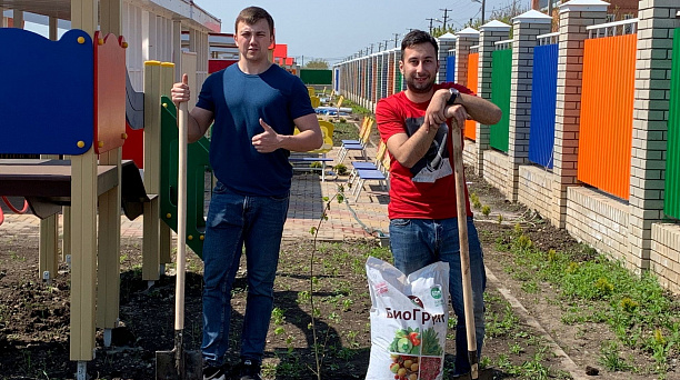 Челлендж #10000деревьевкраснодару теперь и в поселке Индустриальном