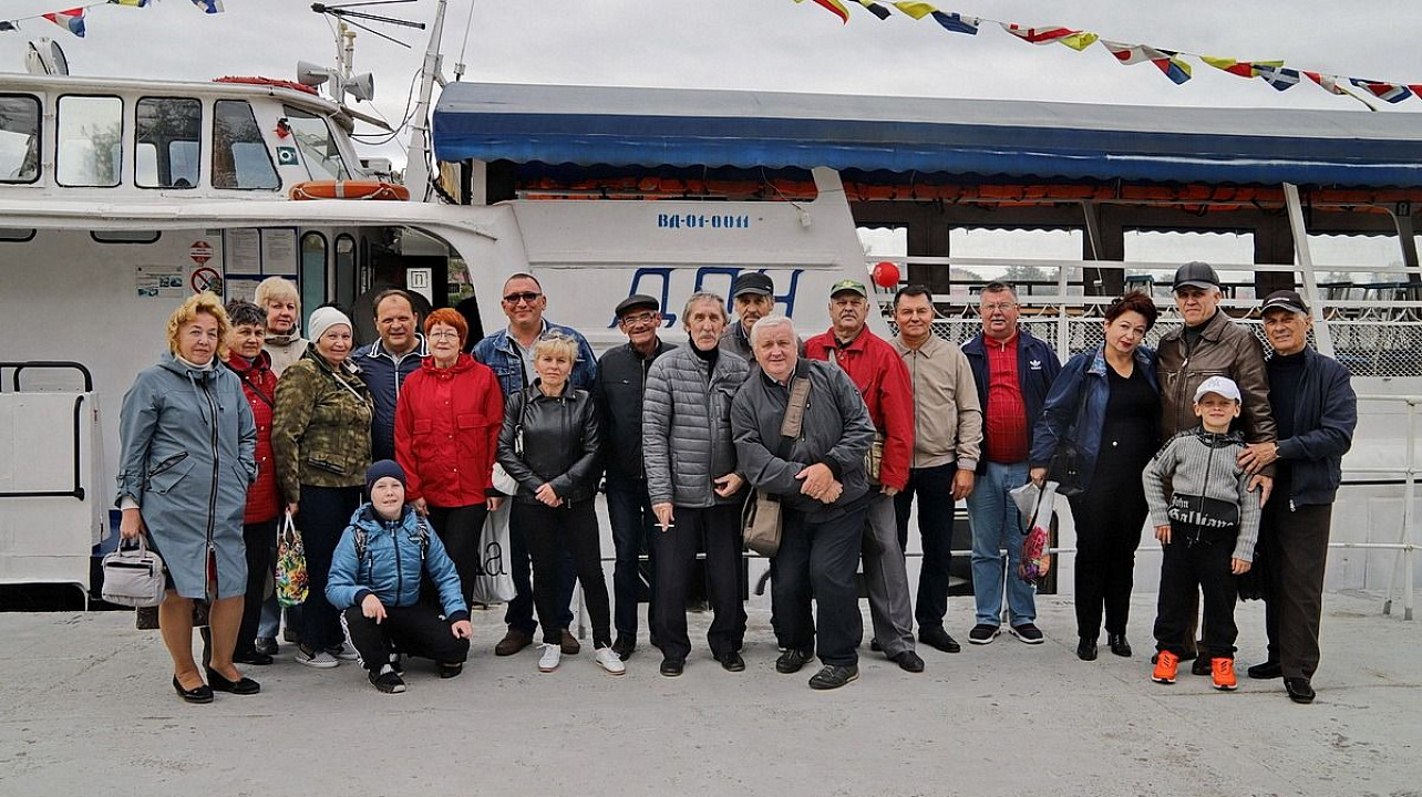 Прикубанские чернобыльцы прокатились с экскурсией по реке Кубань