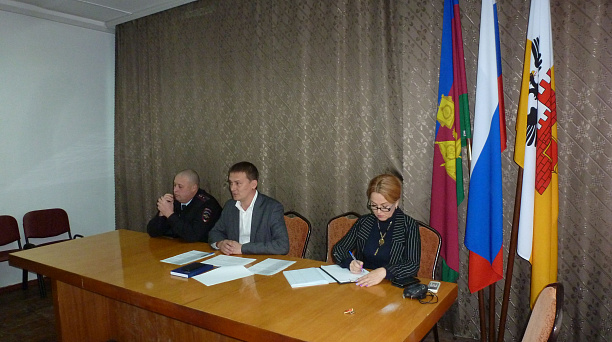 В станице Старокорсунской состоялось заседание территориальной комиссии по профилактике  правонарушений при администрации Старокорсунского сельского округа города Краснодара