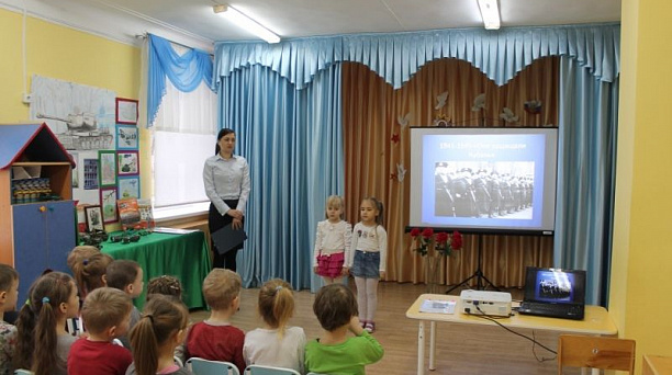 В детском саду "Вишенка" прошел цикл мероприятий в рамках Дня освобождения Краснодара от немецко-фашистских захватчиков