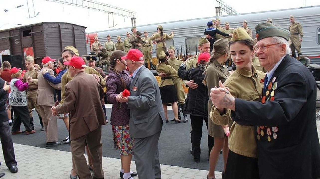 Поезд Победы прибыл в Краснодар