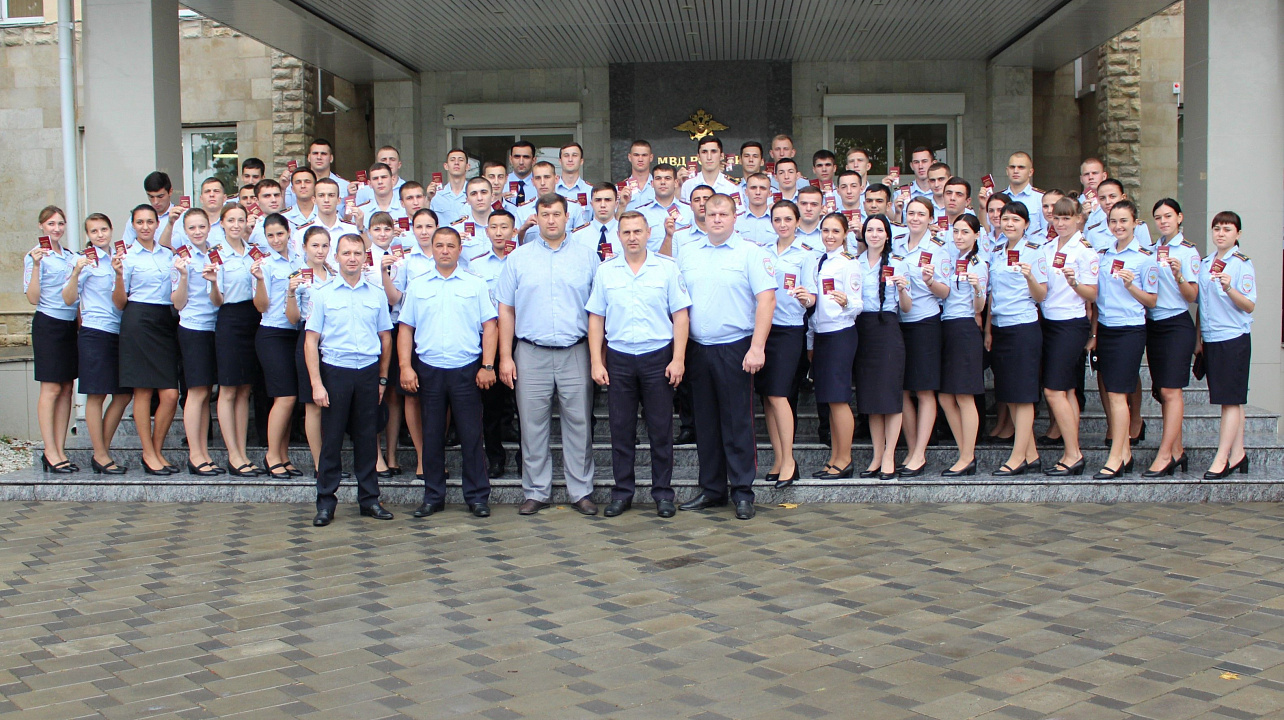 Курсанты университета МВД получили золотые знаки ВФСК ГТО