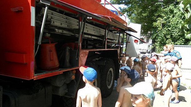 В детском саду Западного округа провели мероприятие по профилактике пожарной безопасности
