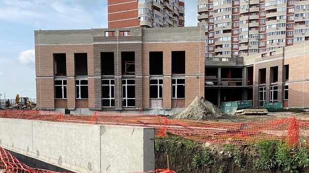 Детский сад на 240 мест по ул. им. Марины Цветаевой готов на 60%