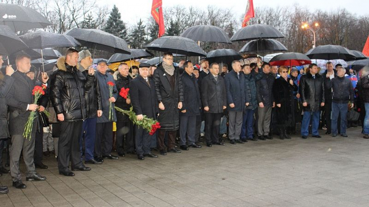 Жители Центрального округа приняли участие в торжественном митинге, посвященном освобождению Краснодара от немецко-фашистских захватчиков