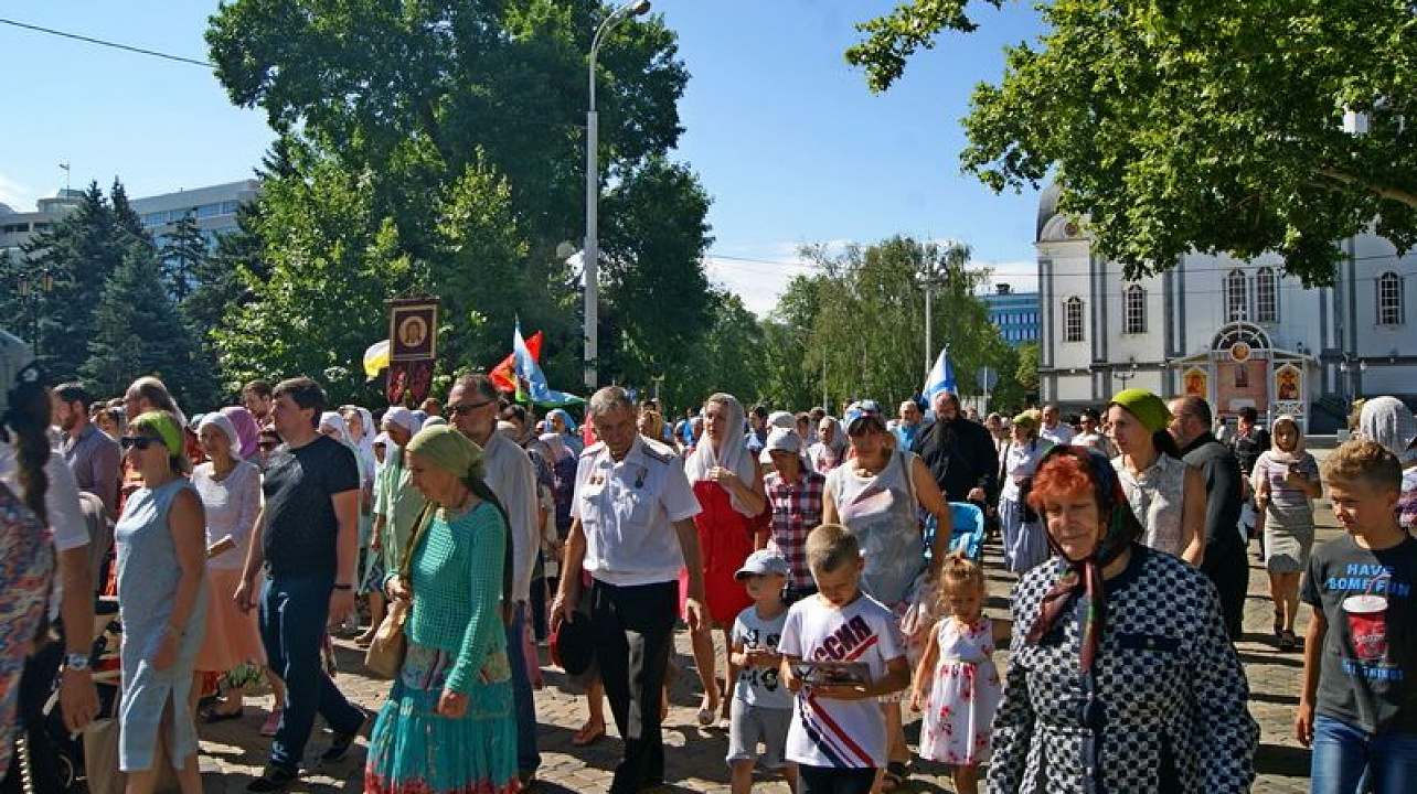 DSC09659 Казаки поучаствовали в царском Крестном ходеJPG