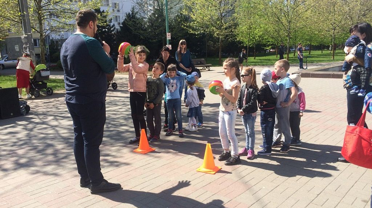 В Юбилейном микрорайоне прошли детские эстафеты