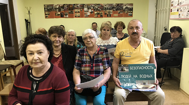 В ТЦ №28 провели занятие по теме безопасности в пожароопасный период