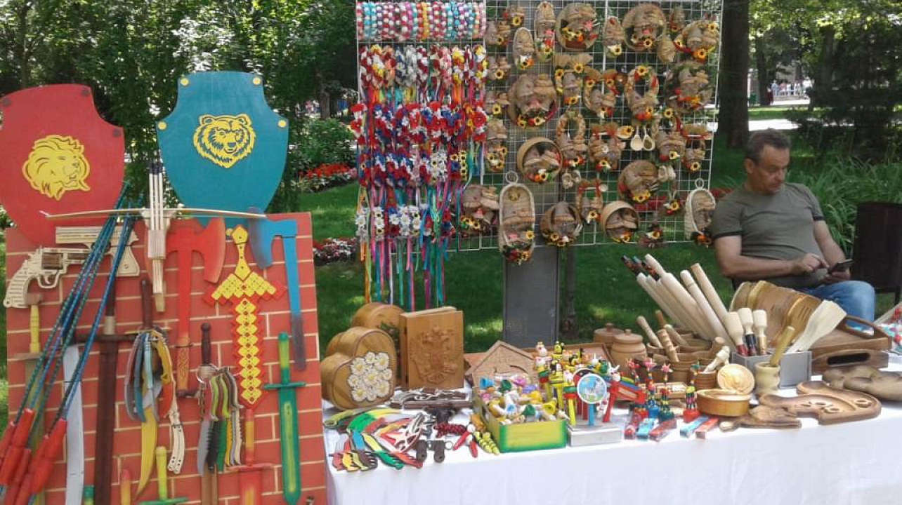 В Городском саду  прошел фестиваль «Торговые пути Боспорского царства»