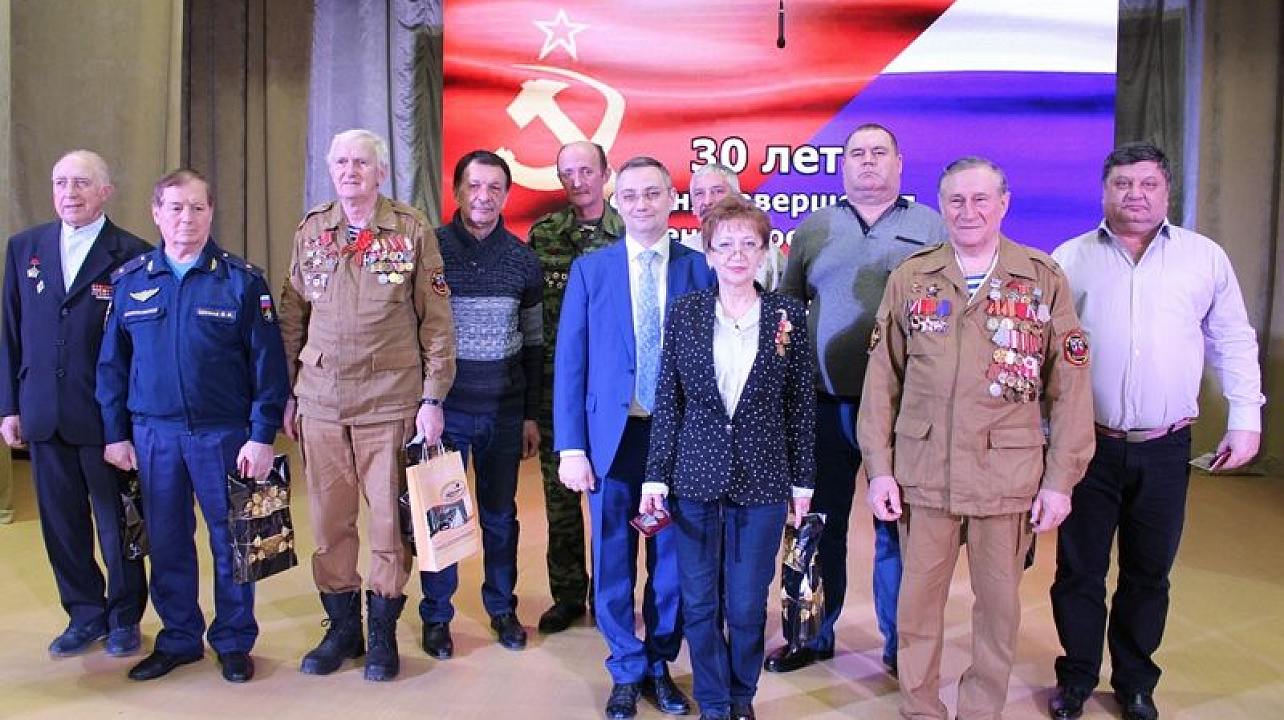 В Центральном округе чествовали воинов, исполнявших интернациональный долг в Афганистане