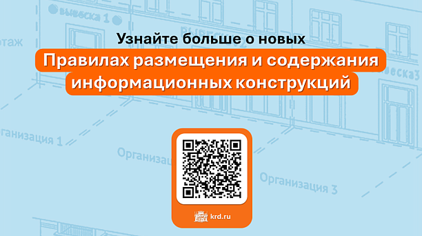 Памятка для руководителей предприятий потребительской сферы по размещению информационных конструкций в Краснодаре