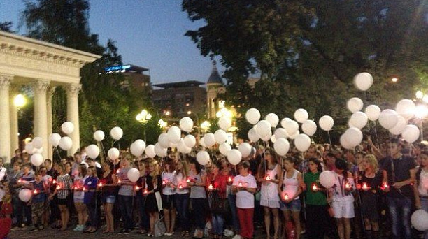 Прикубанская молодежь приняла участие в мероприятии памяти жертв в Беслане