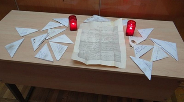 В гимназии № 92 прошла акция «Письмо неизвестному герою»