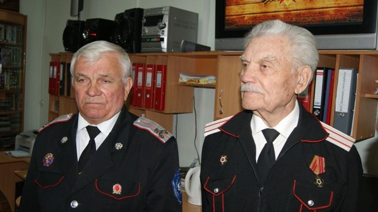 Казаки встретились со студентами