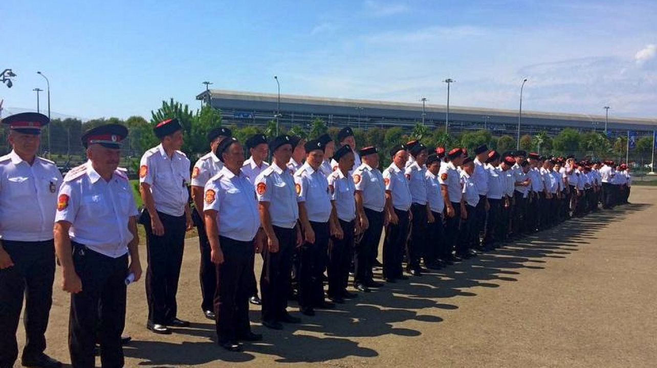 Казаки Екатеринодарского РКО заступили на службу