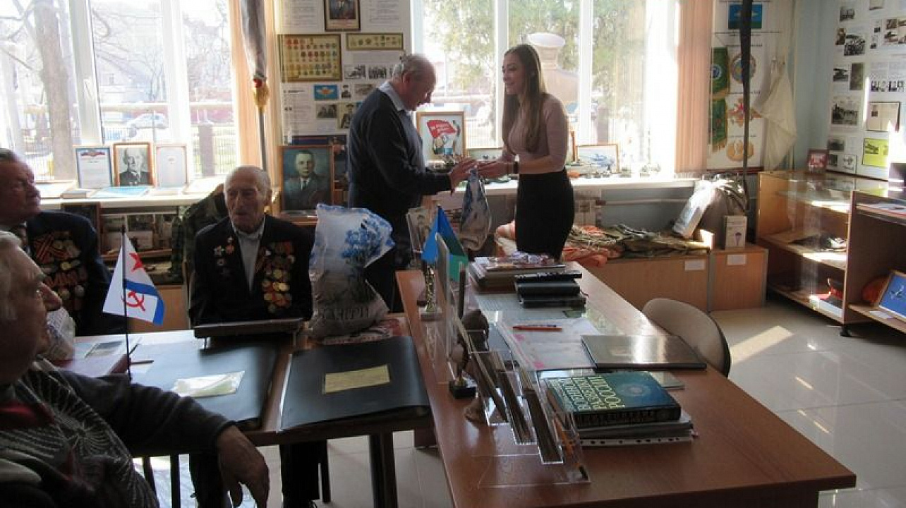 В школе № 6 состоялась встреча с ветеранами ВОВ