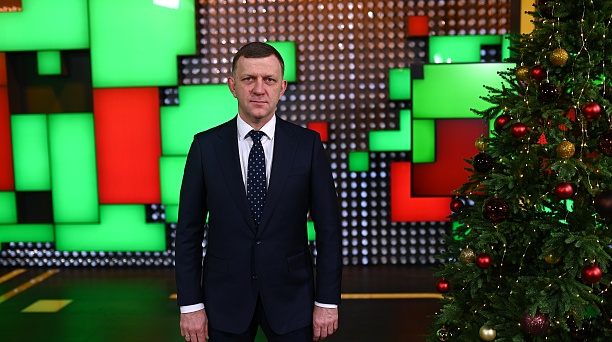 Евгений Наумов поздравил краснодарцев с наступающим Новым годом