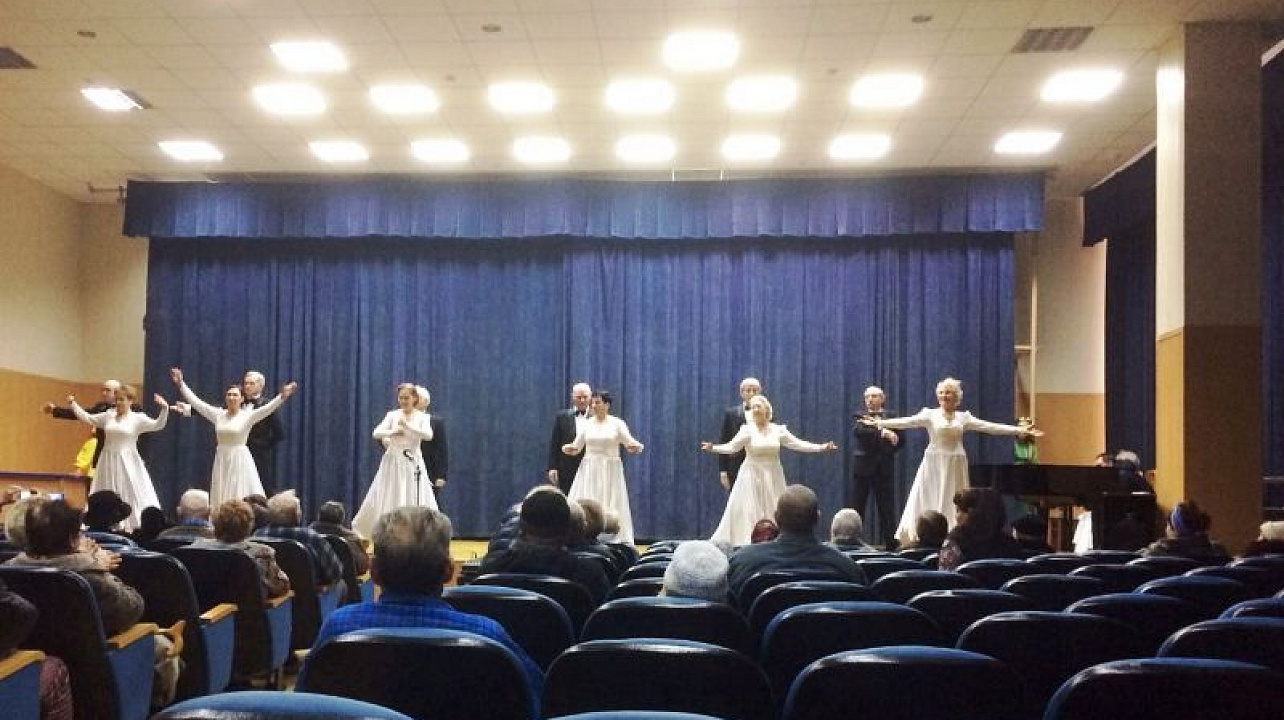 Концерт в госпитале для ветеранов войн им. В.К.Красовитова