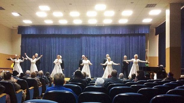 Концерт в госпитале для ветеранов войн им. В.К.Красовитова