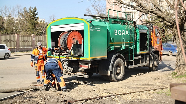 С начала 2026 года специалисты прочистили более 26,5 км сетей ливневой канализации