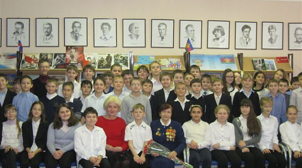 Ученики школы №101 встретились с ветераном Великой Отечественной войны