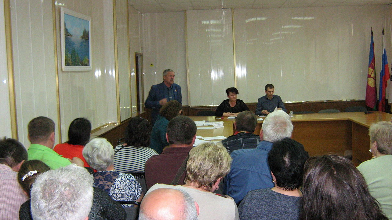 Занятие с садоводами по пож. безопасности