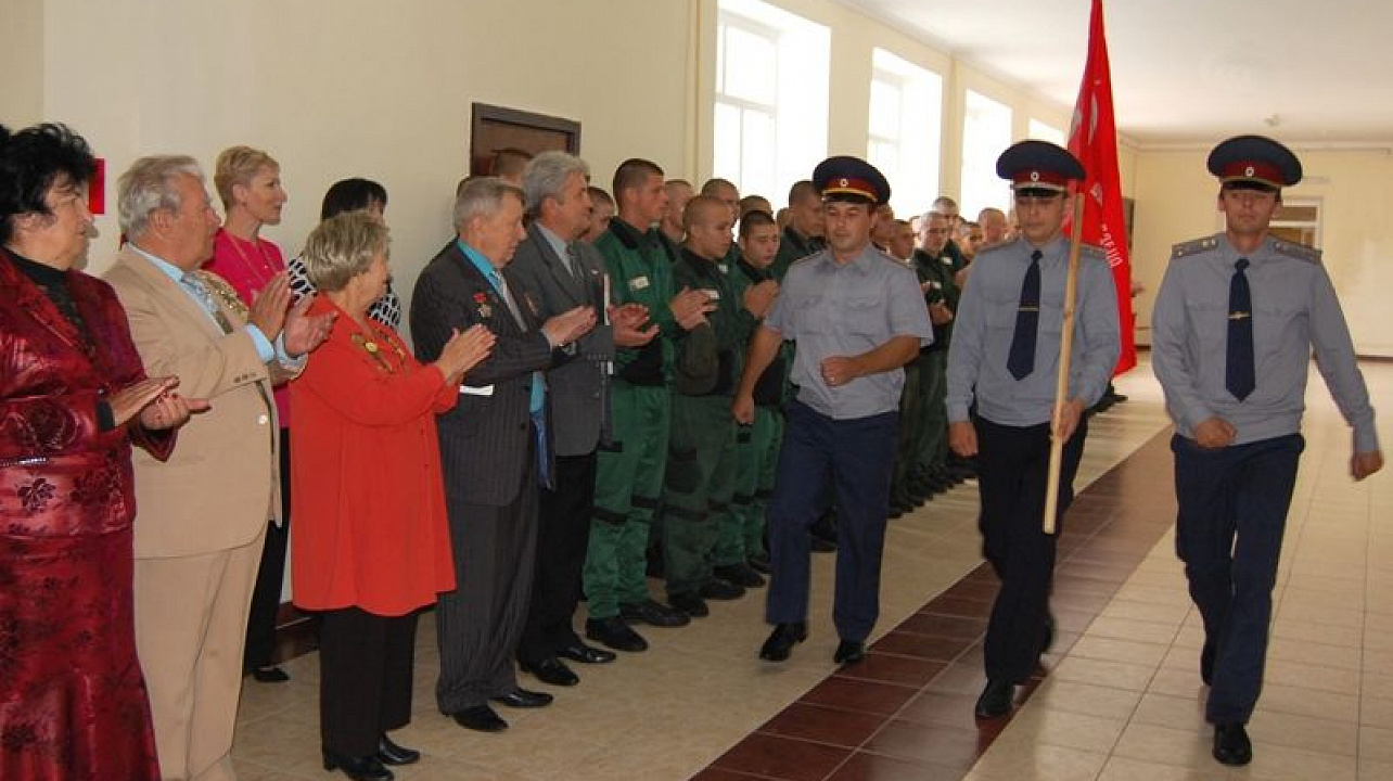 Ветераны Центрального округа провели Урок мужества  в Белореченской колонии
