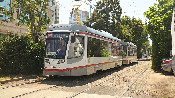 10 октября в Краснодаре изменится время отправления последних рейсов шести трамвайных маршрутов