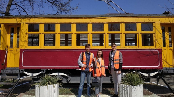 Активисты Молодежного совета Западного округа побывали на экскурсии в трамвайном депо