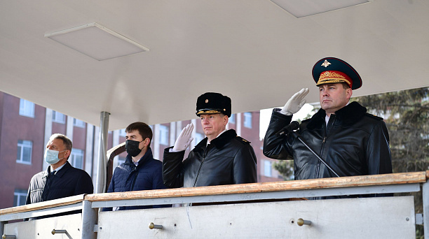 Глава администрации Западного округа посетил высшее военное училище имени генерала армии С.М.Штеменко