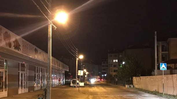 На улице Гомельской в «Музыкальном» микрорайоне Краснодара сделано уличное освещение
