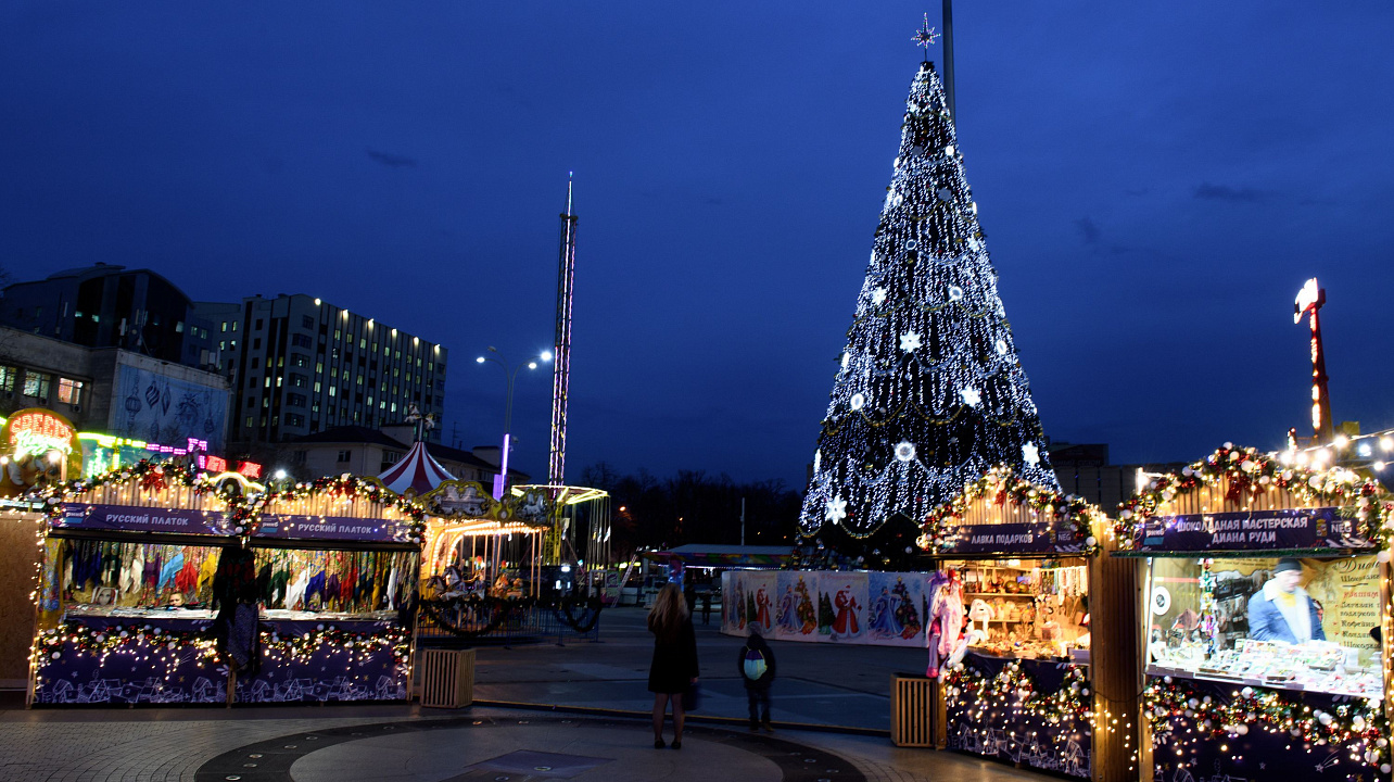 Новый год-2020: Программа праздничных мероприятий на Главной городской площади Краснодара