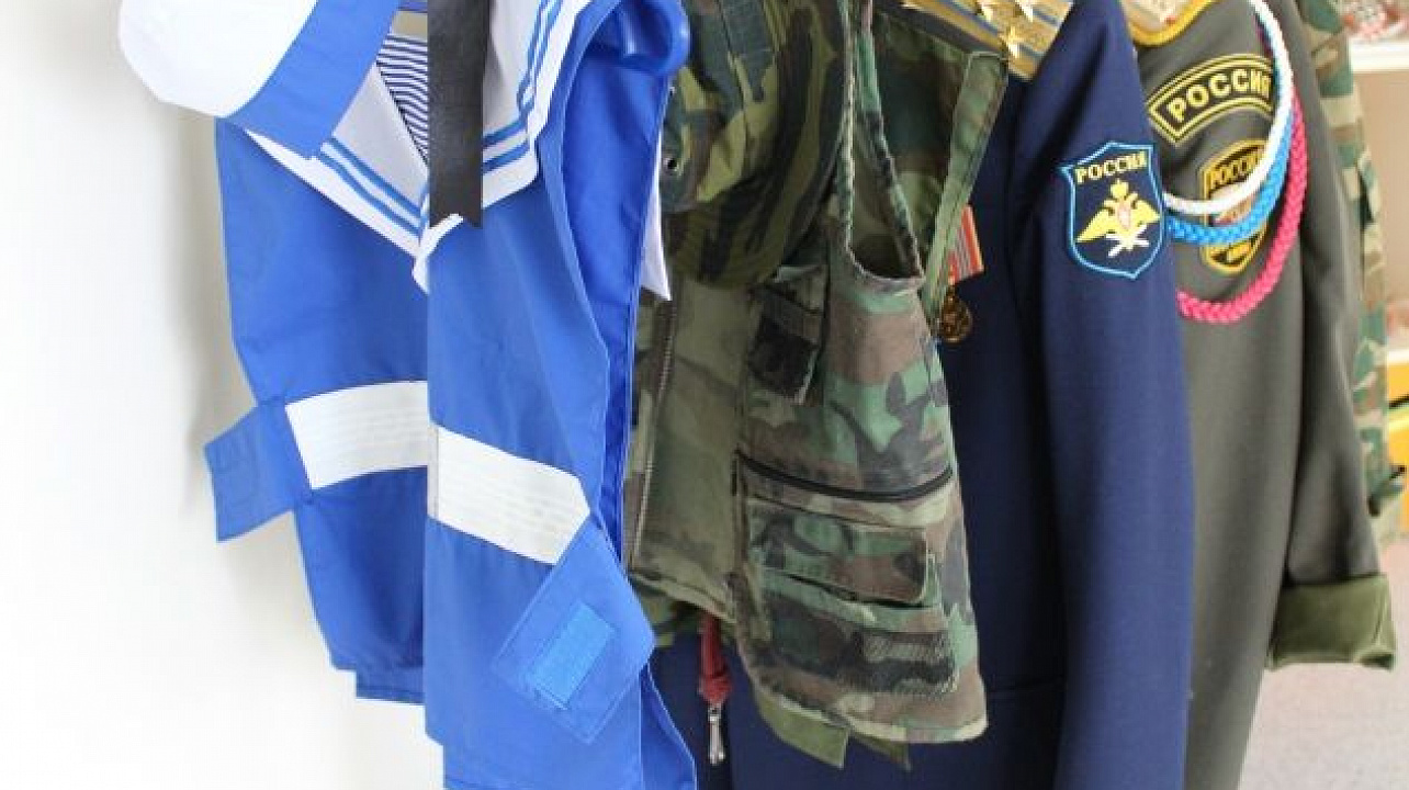 В детском саду №178 организован  музей военной формы и атрибутики