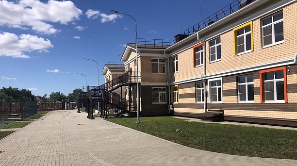 В Прикубанском округе завершили строительство детского сада на 240 мест