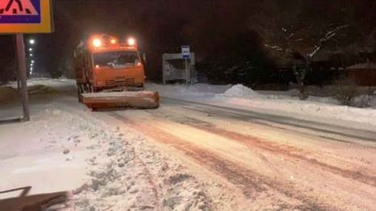 В Елизаветинской и Белозерном за 3 дня от снега очистили 105 километров станичных улиц