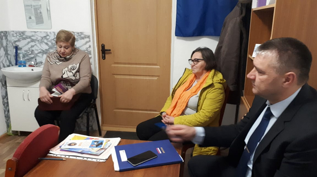 В поселке Знаменском состоялся прием главы администрации Пашковского сельского округа города Краснодара