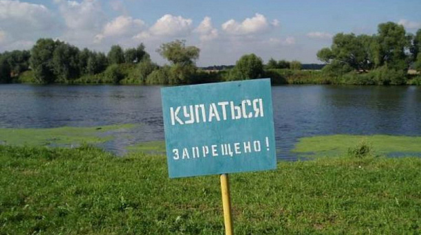 Купание в водоемах Краснодара запрещено!