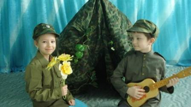 Ребята из детского сада № 48 приняли участие в уроках мужества