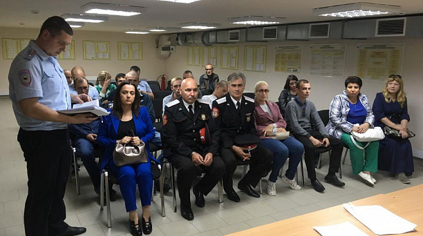 В отделе полиции Юбилейного микрорайона прошло заседание окружной комиссии по профилактике правонарушений