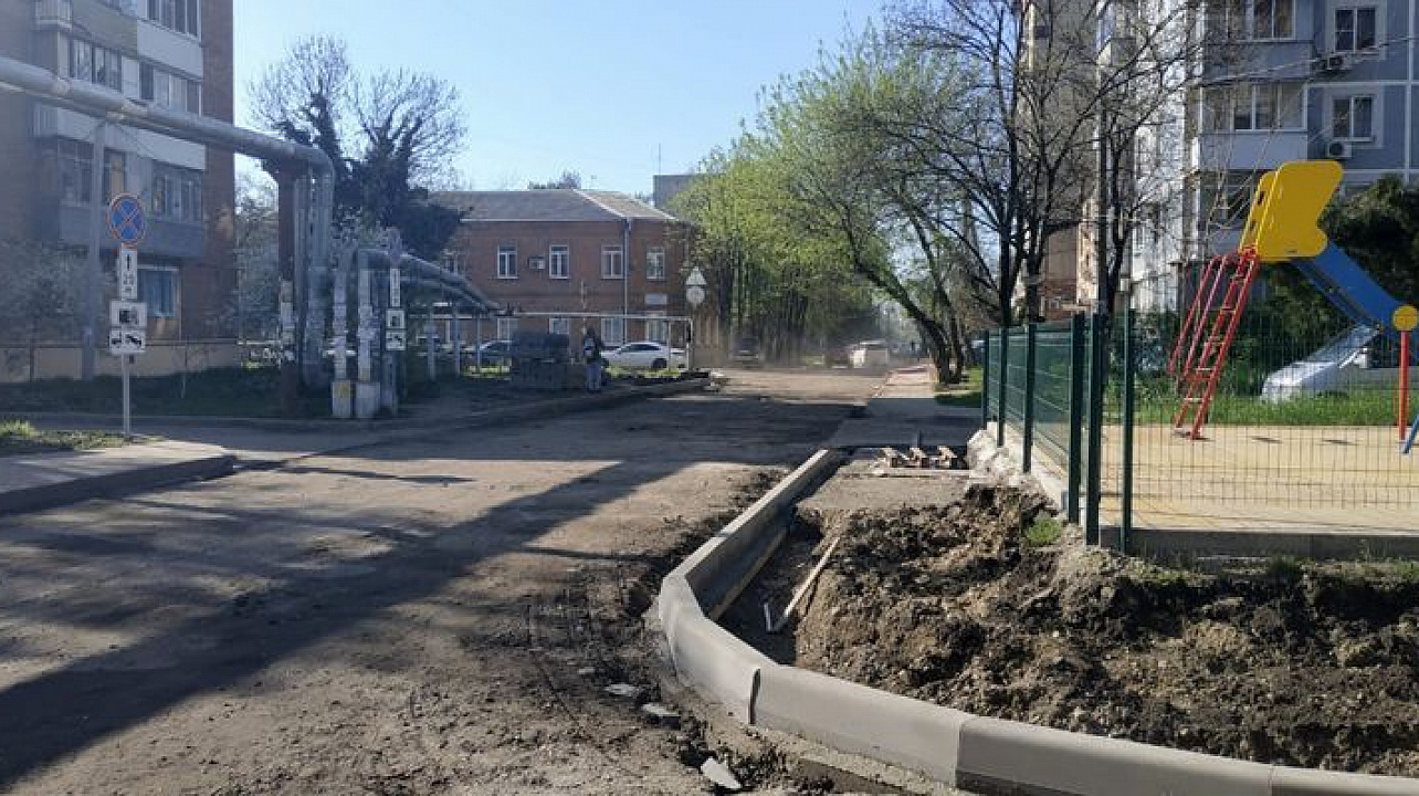 В Центральном округе продолжается ремонт дорог