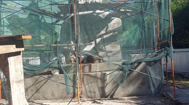 Завершаются работы по реставрации памятника В. И. Ленину в Вишняковском сквере Краснодара