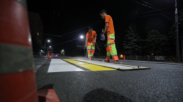 В Краснодаре обновят дорожную разметку на более 70 участках дорог