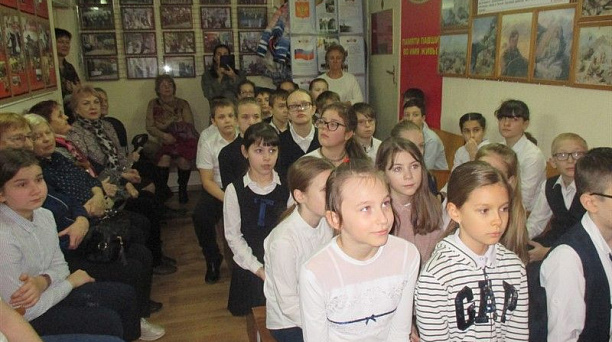Музей Боевой славы Российского Союза ветеранов Афганистана в Прикубанском округе посетили ученики лицея