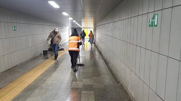 Евгений Наумов сообщил о наведении порядка в подземных пешеходных переходах