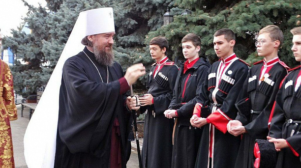 Казаки хутора Ленина отметили День Георгия Победоносца