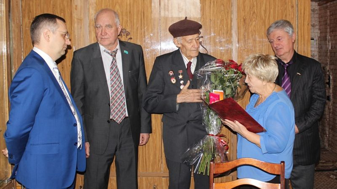 Ветерану Панфиловской дивизии Василию Павловичу Кузьменко исполнилось 90 лет